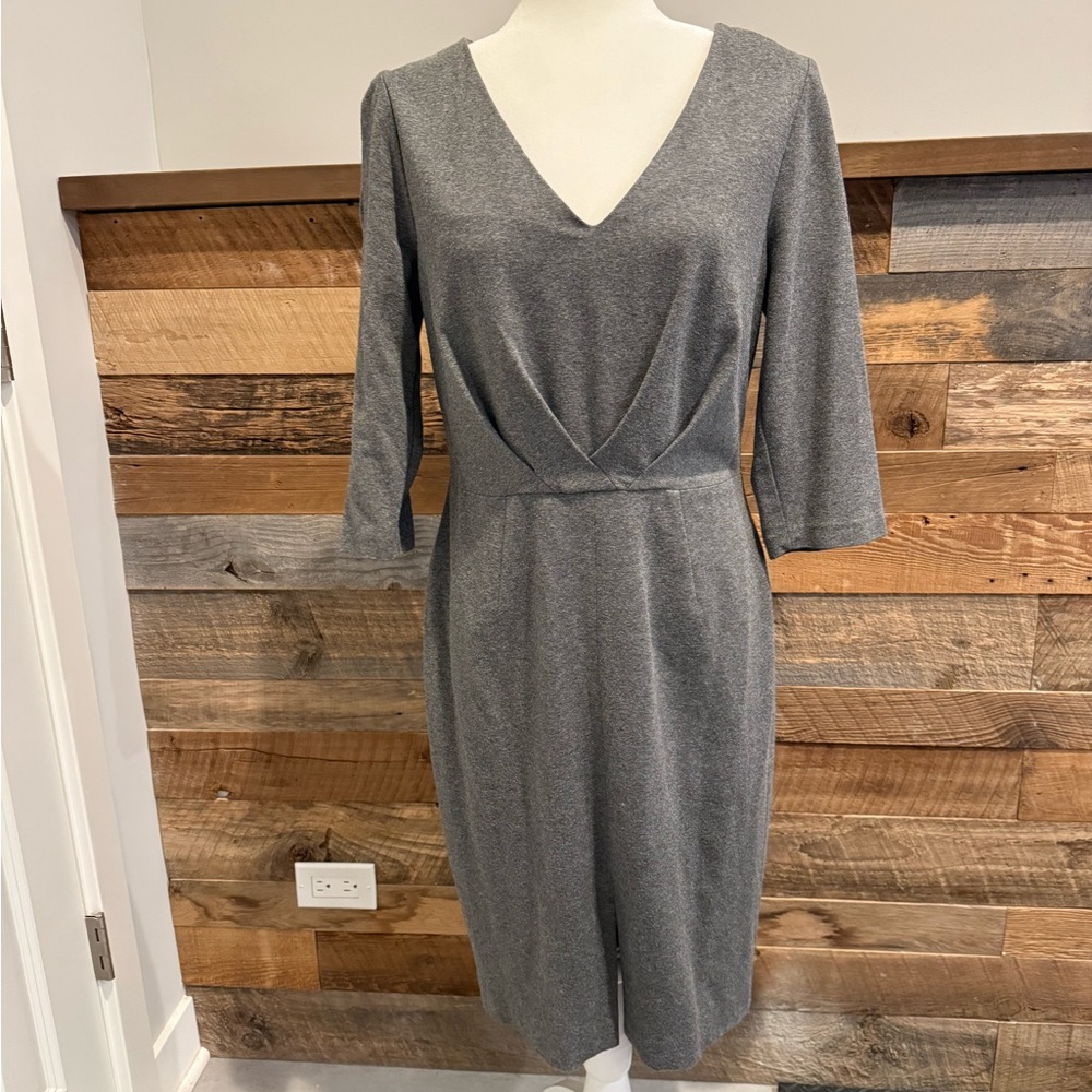 Trina Turk Charcoal Long Sleeve Dress